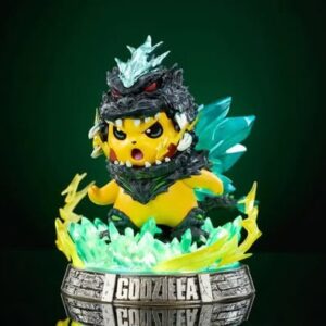 Pikachu cos Godzilla