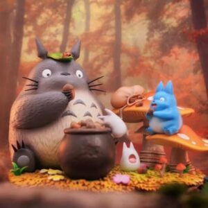 Totoro ăn quả sồi